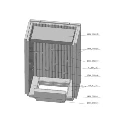 Šamotová komora komplet KV DYNAMIC 2G 35. 46. 01 